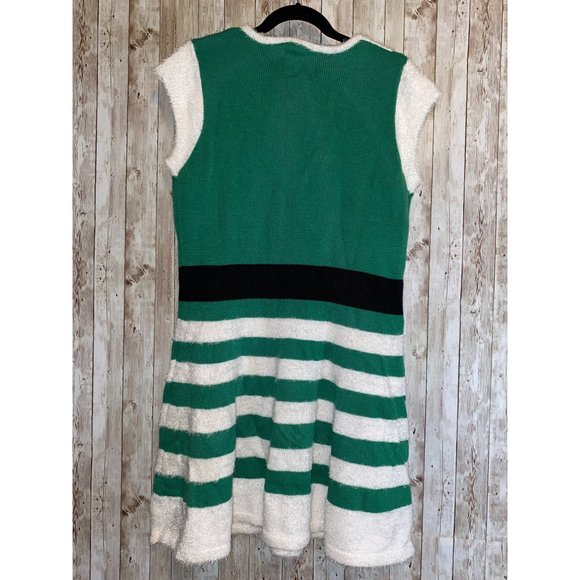 Holiday Time Elf Sweater Party Christmas Dress with Jingle Bells Size 16/18 XL - Picture 8 of 8